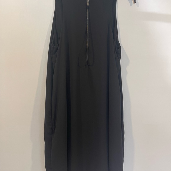 Pink Republic Women’s Little Black Dress Size L Lined Shift Mini Sleeveless - Picture 2 of 7